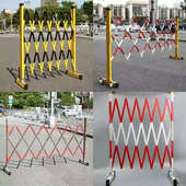 管式 伸缩围栏栏护栏折叠区域围挡车间玻璃钢绝缘 施工可隔离移动式