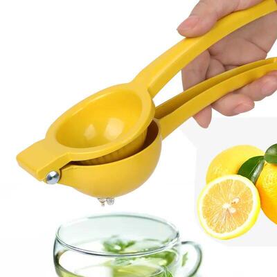Home Manual Lemon Squeezer Aluminum Alloy Hand Pressed Orang