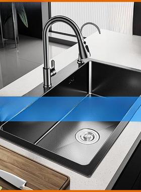 Jomow大单槽双槽改进单槽加厚Sus304不锈钢厨房水槽上、中、下