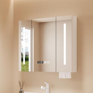 实579木智能浴室镜柜单挂墙式 带雾卫除生间独梳妆镜子洗手间灯置