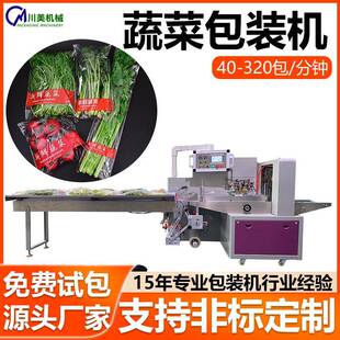 自动枕式 机果蔬青菜装 袋机火龙果胡萝卜卷膜套袋机蔬菜包装 机 包装