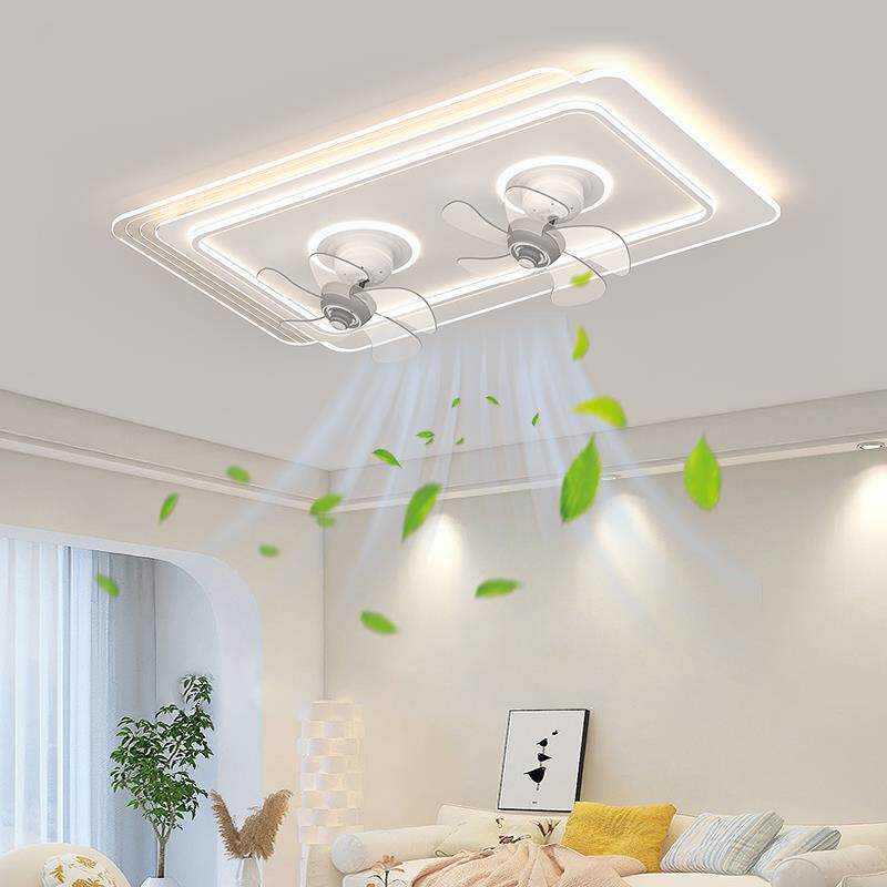 客厅卧室风扇灯现代简约大气主灯2026新款全光谱中山灯具吸顶灯