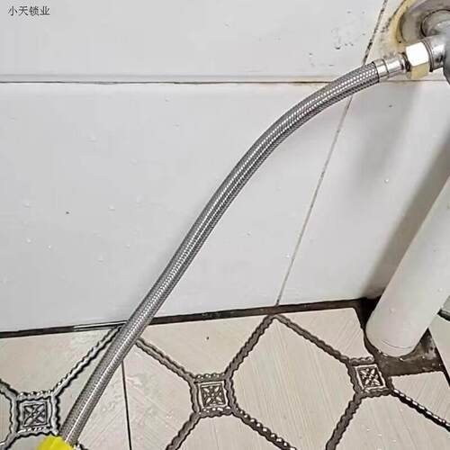 不锈钢编织金属耐高温高压软管进水管钢丝热水管热水器冷热管4.