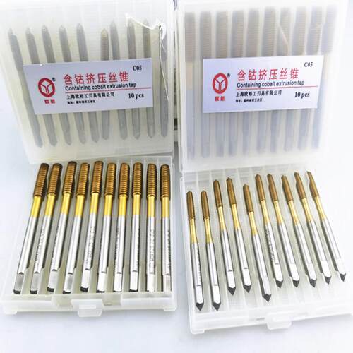 欧裕牌挤压丝锥m35含钴丝锥HSS-CO高速钢镀钛挤压式攻丝M2-M12