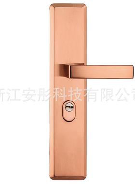 厂直供通用型端防撬盗门把高手加厚拉手家1528进户门面板防大门拉