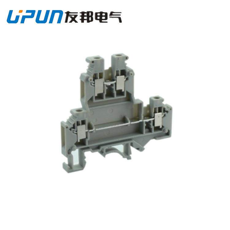 上海友邦电气UKJ-4/2-2L4mm双层接线端子工业快速接线电工电气