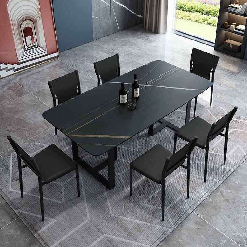 敦尚丨岩板餐桌CZ-021长方形饭桌现代简约家用餐轻北欧大奢理石桌,住宅家具,琴桌,淘宝优惠券,粉丝福利购,淘宝优惠卷