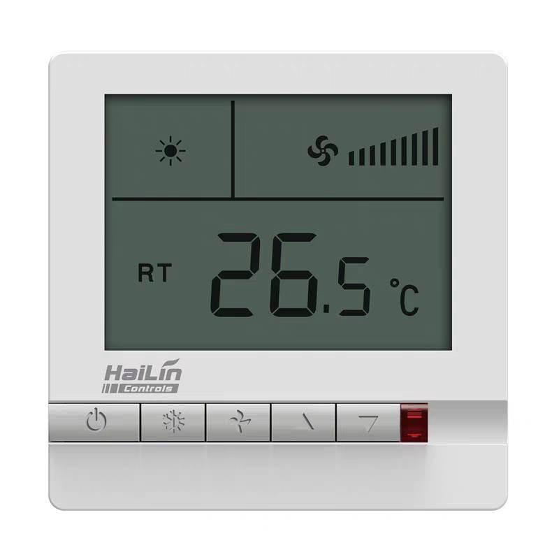 海林恒温器Hl108Db2中央空调温控器风扇盘管面板Lcd海林