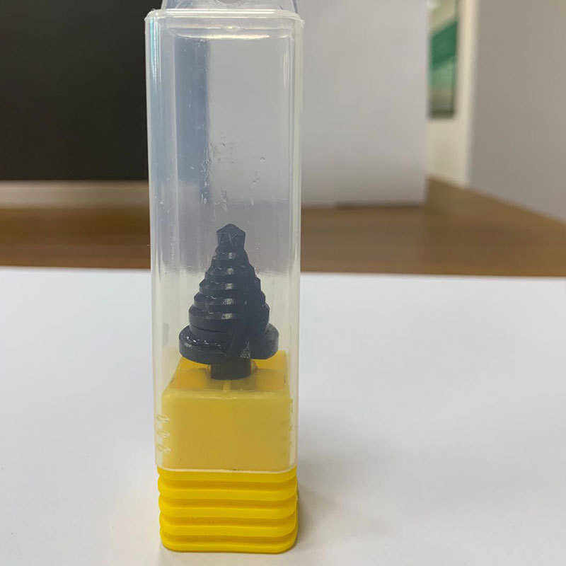 三刃宝塔钻头螺旋阶梯塔型便携式滴灌带水管小型钻孔器沉头开孔器