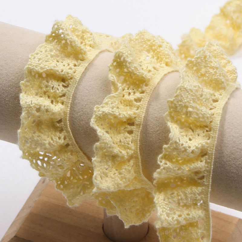 沙发窗帘民族 diy边织带材料单边皱弹性花边镂空织带配饰风服装