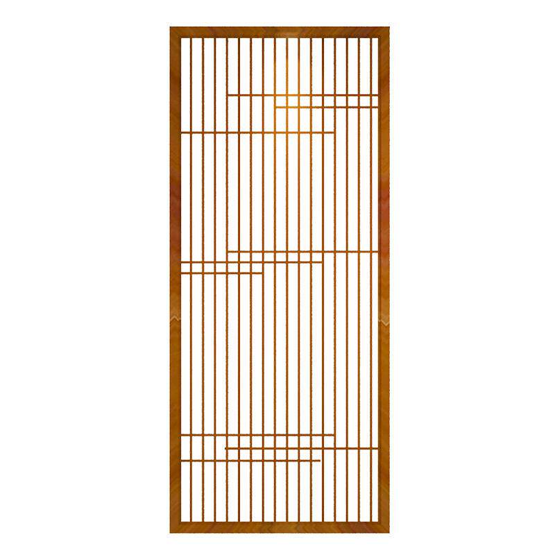 实木新中式木质镂空格栅日式简约客厅餐厅办公室玄关屏风隔断家用
