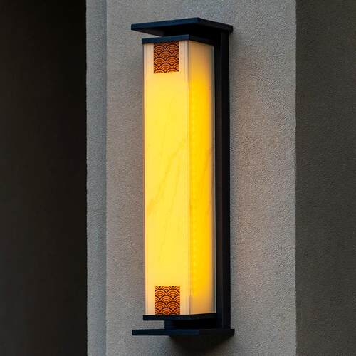 户外防水太阳能壁灯别墅两侧大门柱子外墙庭院简约室外接电壁灯