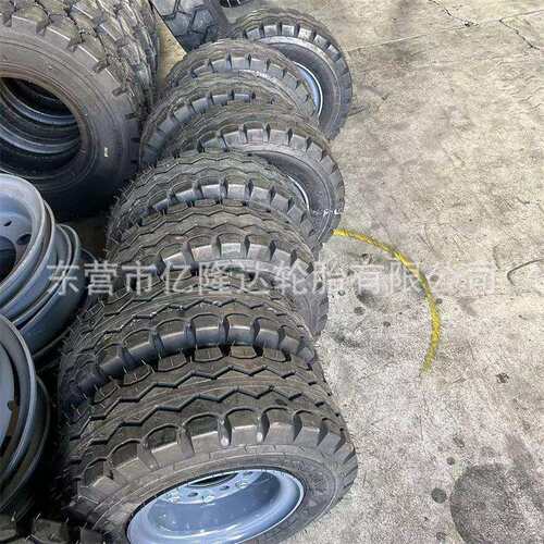 电动叉车充气胎18*7-8实心胎防扎耐磨18*7-10拖车轮配套15*4.5-8