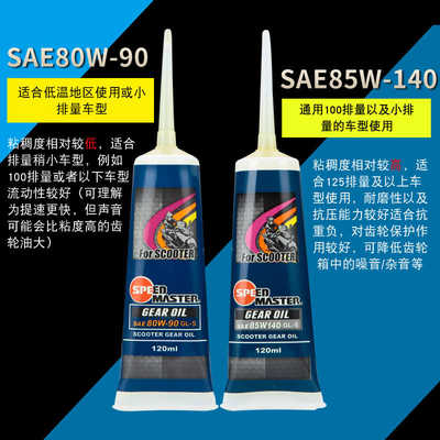 速马力全合成齿轮油85W140女装踏板助力车80W90摩托车齿轮油通用