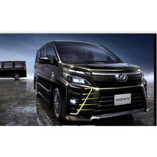 配件贴片 饰亮条改装 适用于VOXY前雾灯饰条Voxy MPV专用前杠灯眉装