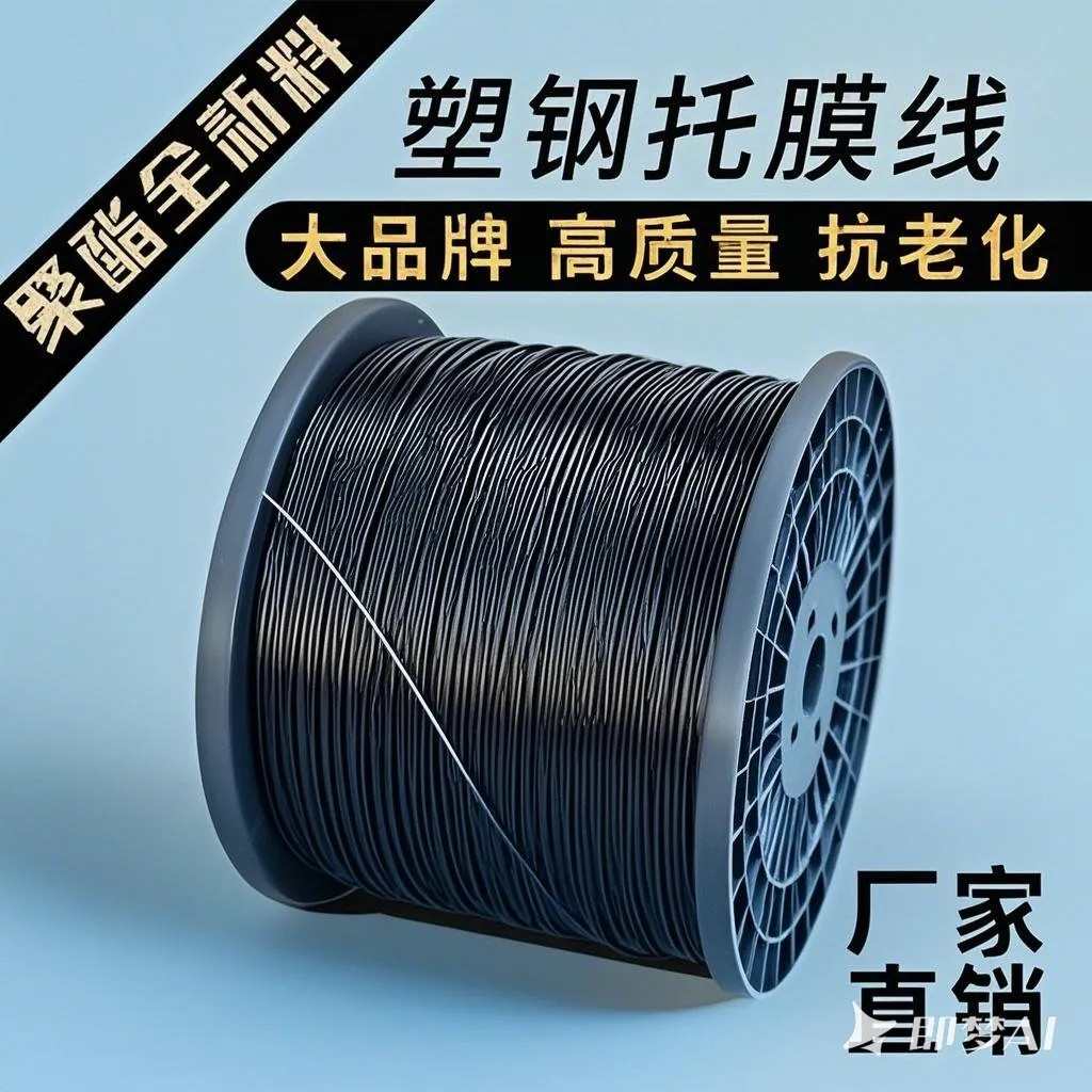 塑钢线大棚配件压膜线高强度养殖丝拉线葡萄架百香果网床托幕绳子