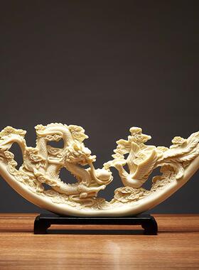 新中式客厅摆件玄关博古架酒柜轻奢家居饰品领导办公室艺术品包邮