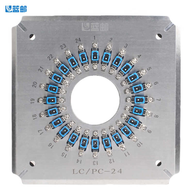 研研磨研磨光纤磨盘研磨机光纤24芯光纤插工具加压芯邮蓝四角夹具