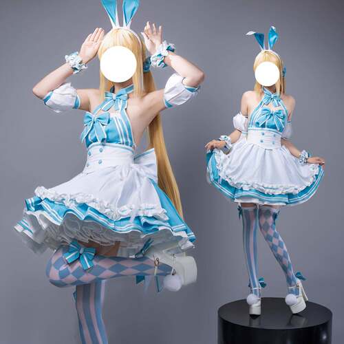小漫春曲 FGO卡斯特C呆阿尔托莉雅cosplay二次元女仆装