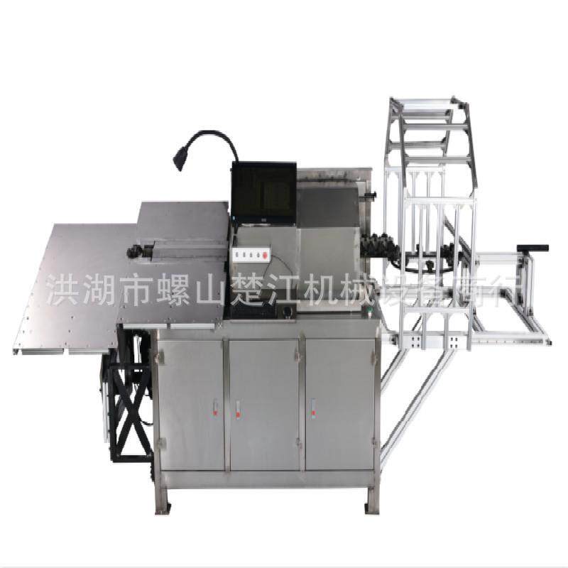 扁线圆钢3D折弯焊接机 立体方框弯形机 五金铁线制品三维成型机