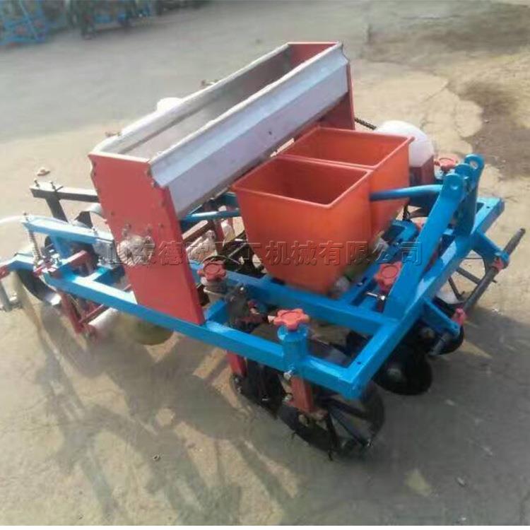 联合作业花生播种机农用地豆施肥种植机落花生4行点播工具