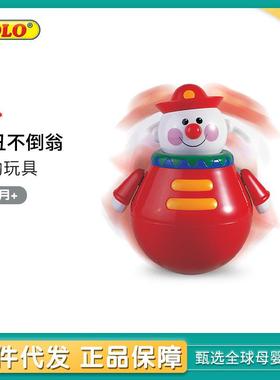 Tolo进口儿童宝宝婴儿益智小丑摇摆桌面互动玩具不倒翁发声防摔