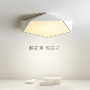 北欧几何吸顶灯led卧室灯饰创意室内个性房间灯具简约现代书房灯