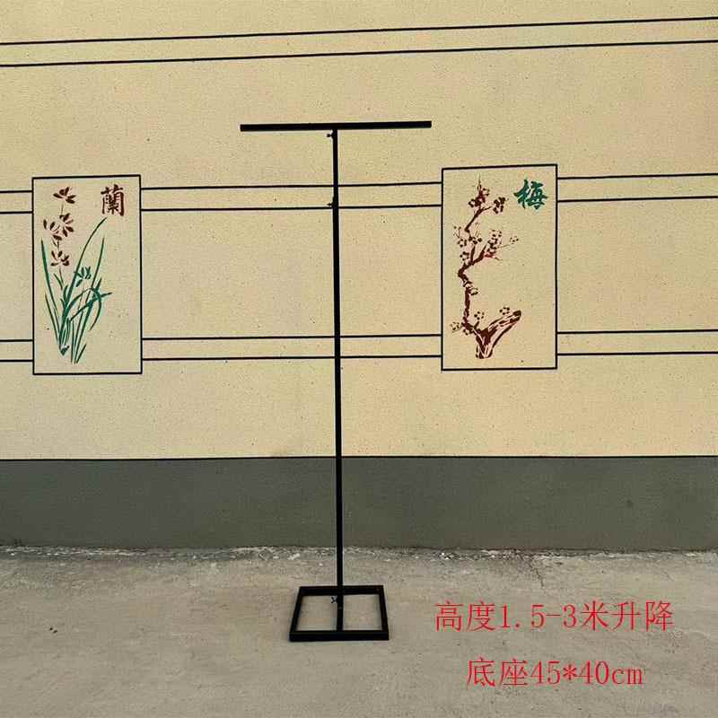 新款草坪婚礼纱铁艺婚庆具道背NNM景幔装饰拱门可伸缩展支架广告