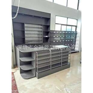 酒柜小型收银台士多柜台烟收银台简约电脑店便利店超市收银台转角