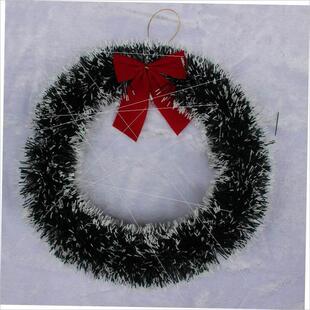 Madder wreath with bow Christmas decoration supplies圣诞花环