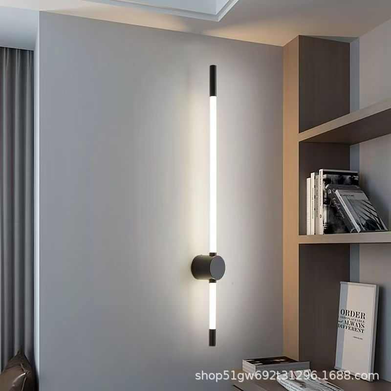 壁灯走廊轻床头灯壁灯酒店卧室简约客厅奢墙现代简极背景长条