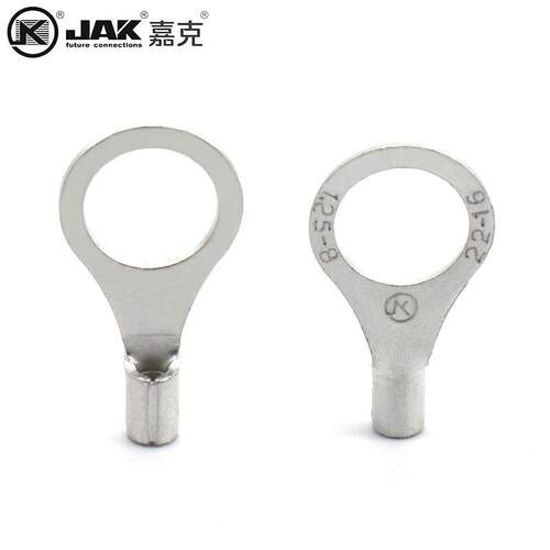 RNB1.25-8紫铜鼻子O型接线端子裸端头电线连接器有认证KST