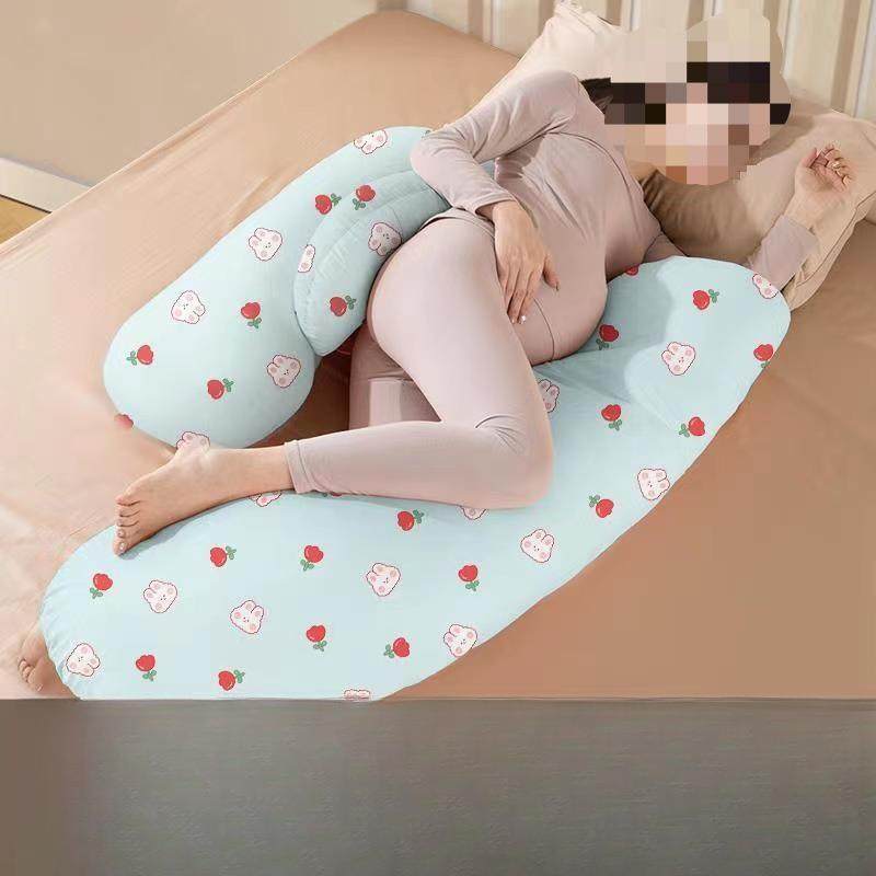 躺枕头枕托腹腰睡条睡抱枕孕护期型孕妇JIO565长枕夹腿睡觉涤棉侧