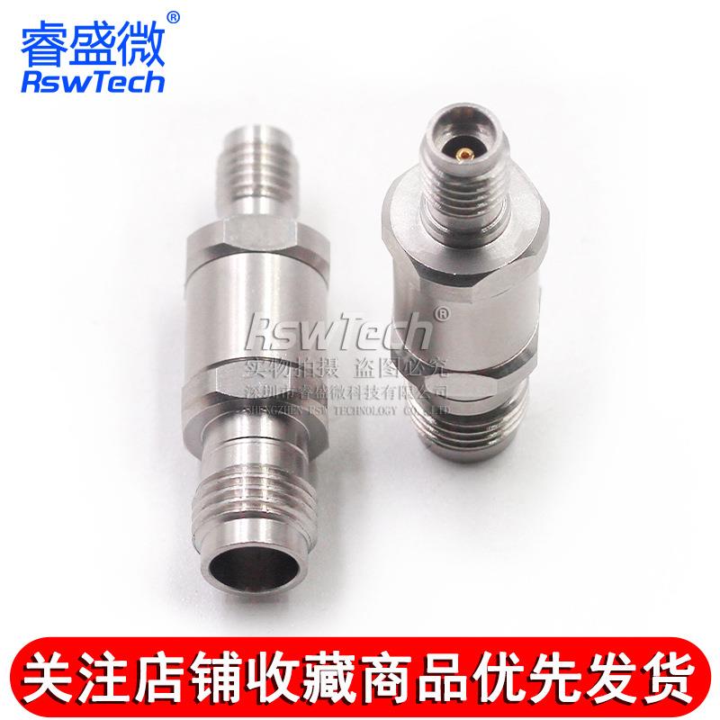 毫米波转接器 SSMA/2.4-KKG SSMA母转2.4MM母 高频转接头DC-40G