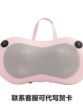 高档妙靠界背部腰部按摩器颈功椎按摩仪肩颈载车多能腰垫按摩靠枕