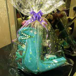 高档乔治的恐龙毛绒具同款先玩生公仔小猪孩料玩偶男布塑娃娃睡觉