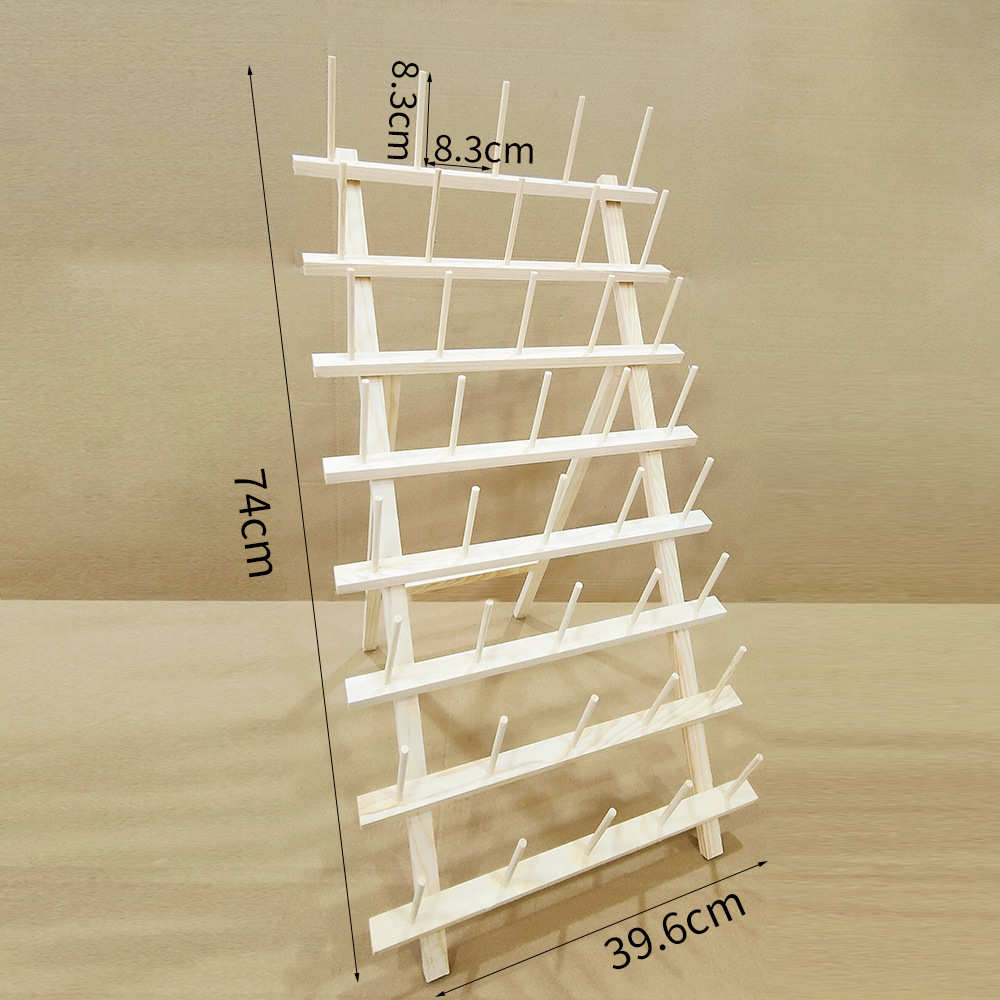 手diy线皮革圆实木收纳皮具架线线轴线架轴线缝40架子可折叠蜡
