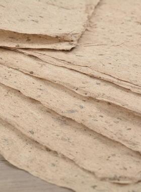 麻纸构343皮纸纸古半书法国画做旧艾灸桑皮纸艾仿条专用纸残纸生