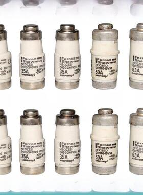 美尔森MERSEN熔断器 D02GG40V20/V25/V35 D02GG40V40/V50/V63