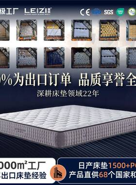 中东出口工厂直销五星级酒店民宿床垫Twin Queen King Size床垫