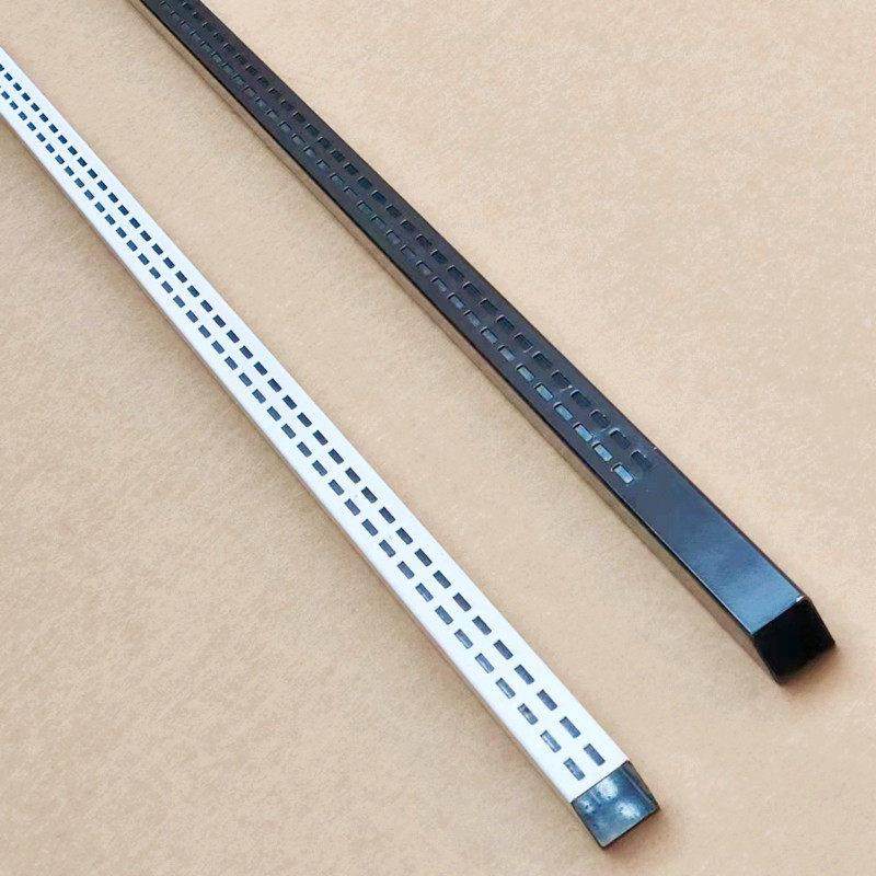 方Aa柱冲孔方管圆管服装道具Aa柱加厚单排双排a柱单面冲孔