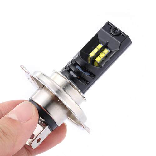 亚马逊品质车灯 汽车LED灯 H4 CREE 12led LED前照灯雾灯灯泡