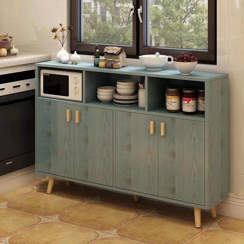 北欧餐边柜简易碗柜橱柜组装实木腿酒柜鞋柜储物柜餐具柜子收纳柜