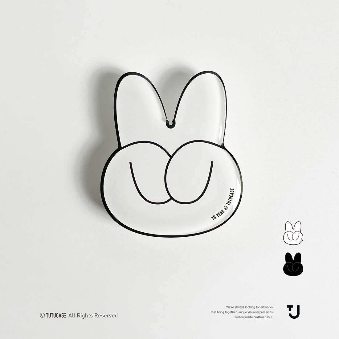 TUTUCASE丨TU YEAH 兔耶 创意趣味 ins风 原创手机滴胶气囊支架