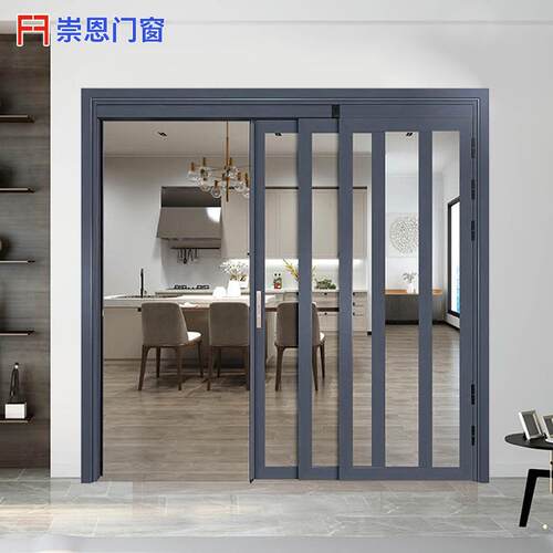 卫生间pd推拉门平开一体3c钢化玻璃门pt门折叠推拉门厨房客厅隔断