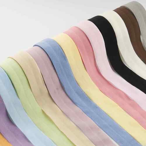 弹力包边条布料2CM辅料衣服滚边条宝宝织带内裤松紧带对折布带