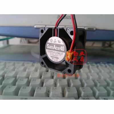 。三洋 4厘米服务器风扇 4020 12V 0.11A 109P0412H637 双滚珠