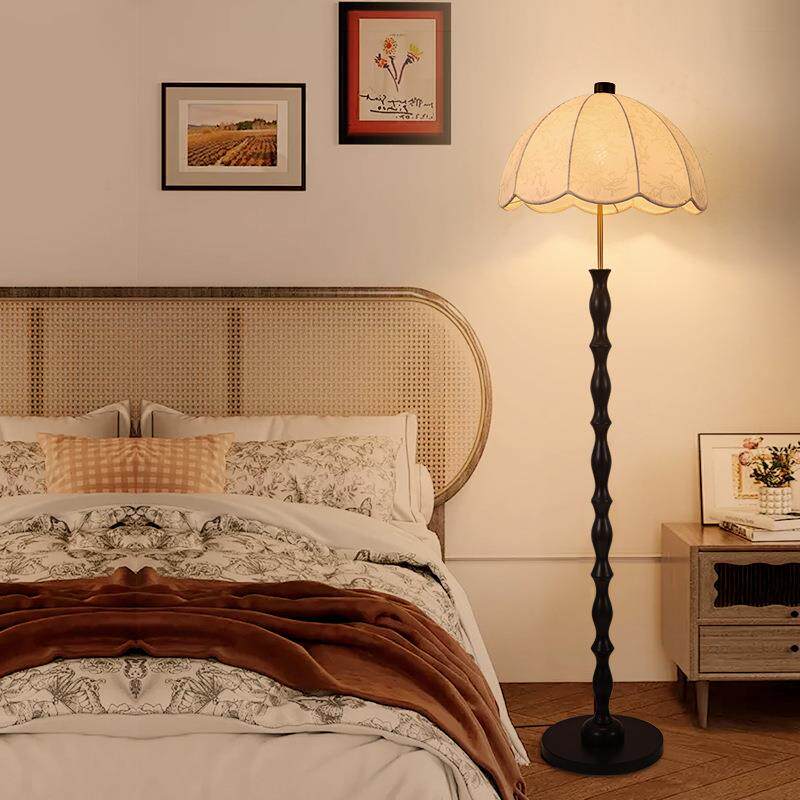 法式复古中古风落地灯客厅氛围灯感欧式卧室沙发旁书房台W18