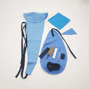 萨克斯清洁保养套装10件套擦拭布油刷子通条布背带笛头刷乐器配件