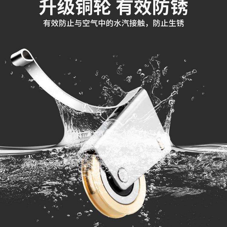 玻璃门铝合金卫生间玻璃轮子滑轮